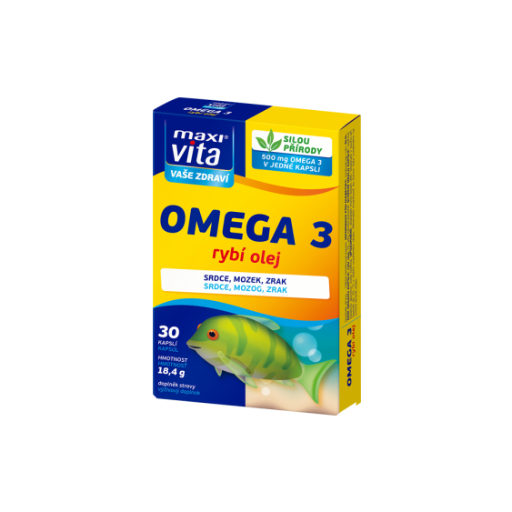 MaxiVita Omega 3 – rybí olej