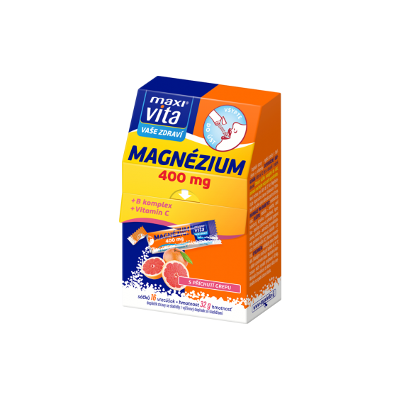 MV Magnézium 400 mg + vitamin C a B