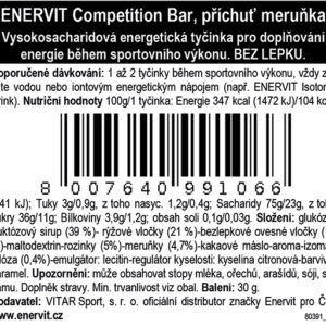 Competition Bar – meruňka (30 g)